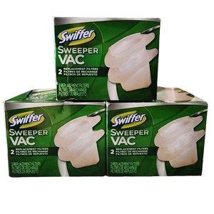Swiffer Sweep Vac Replacement Filters - 3 Packs w/ 1 Missing - 5 filters total